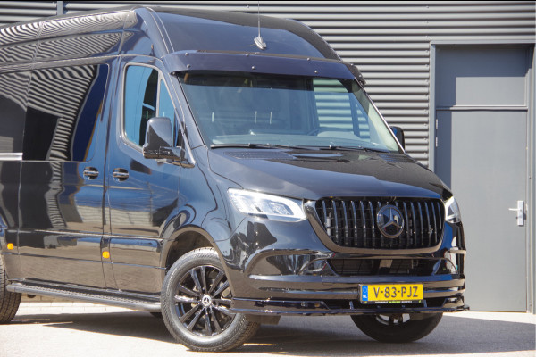 Mercedes-Benz Sprinter 319 3.0 CDI V6 L2H2 3-ZITS, AUT. LED, 3.5T TREKHAAK, MBUX 10'', STANDKACHEL, ZONNEKLEP, VOORSPOILER, KUNSTSTOFDELEN IN KLEUR, CA