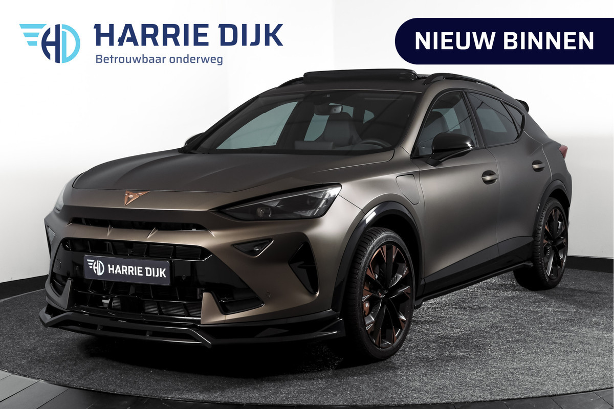 CUPRA Formentor 1.5 TSI e-Hybrid 272 PK VZ Extreme | Maxton Design | Bronze Matt | S/K-Panodak | Sennheiser | Elek. stoelen | Matrix LED | Adapt. Cruise | Stoel-+stuurverw. | Camera | NAV+App. Connect | Elek. Klep | LM 19" | 8666