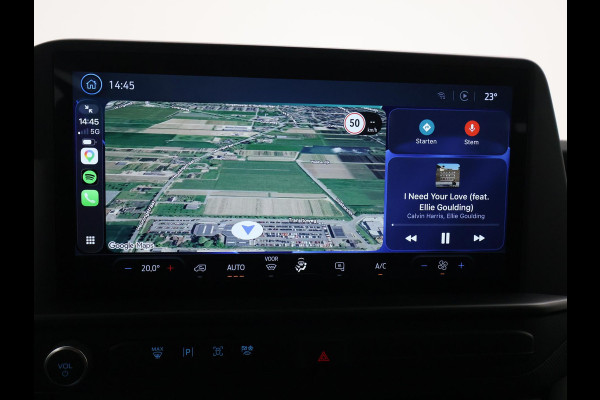 Ford Transit Custom 300 2.0 TDCI L2H1 6-PERS DUBBEL CAB. + TREKHAAK | CARPLAY | CAMERA