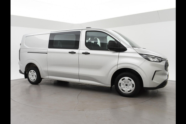 Ford Transit Custom 300 2.0 TDCI L2H1 6-PERS DUBBEL CAB. + TREKHAAK | CARPLAY | CAMERA