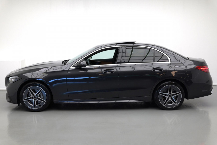 Mercedes-Benz C-Klasse C300e AMG Line |Pano|Burmester|Ambient|Trekhaak|Leder|