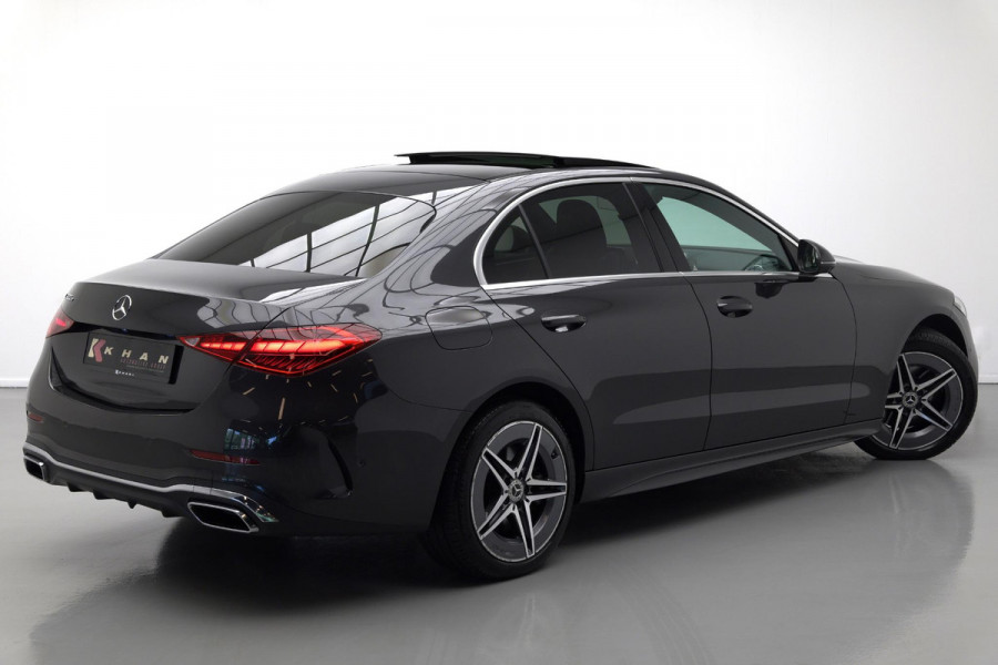 Mercedes-Benz C-Klasse C300e AMG Line |Pano|Burmester|Ambient|Trekhaak|Leder|