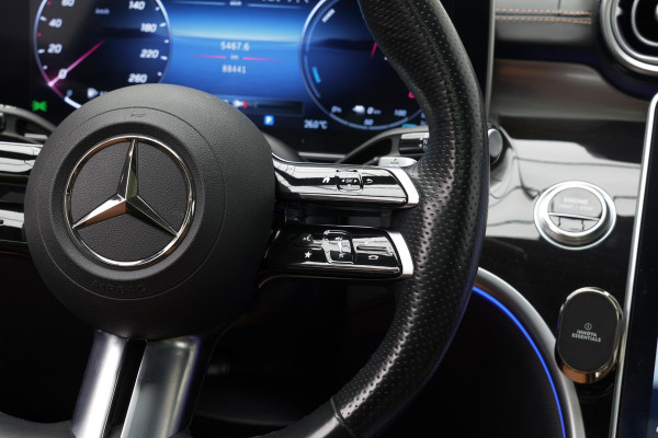 Mercedes-Benz C-Klasse C300e AMG Line |Pano|Burmester|Ambient|Trekhaak|Leder|