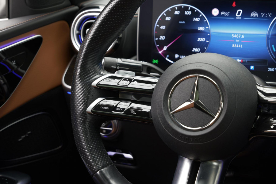 Mercedes-Benz C-Klasse C300e AMG Line |Pano|Burmester|Ambient|Trekhaak|Leder|