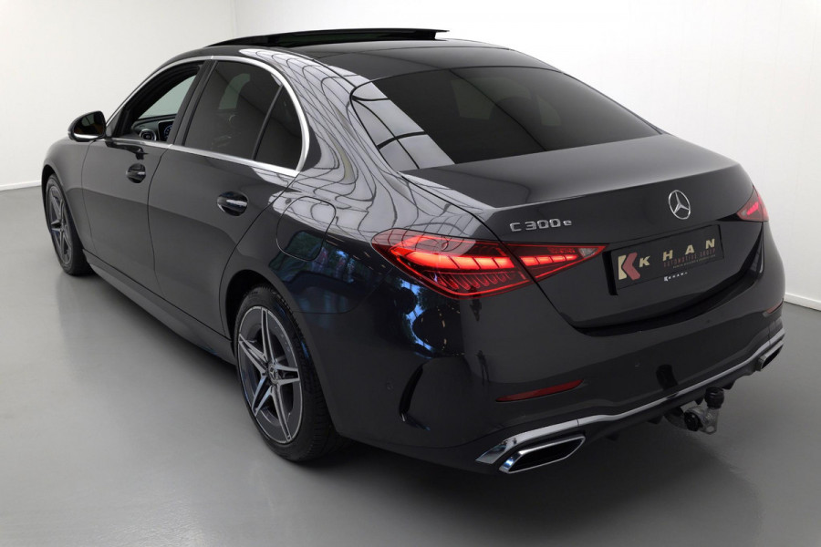 Mercedes-Benz C-Klasse C300e AMG Line |Pano|Burmester|Ambient|Trekhaak|Leder|