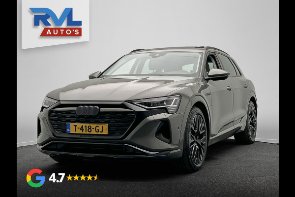 Audi Q8 e-tron 55 quattro Advanced Edition SOH 93,4% | Pano/Dak | Trekhaak | Stoelverwarming | Adapt.Cruise/control | Origineel NL