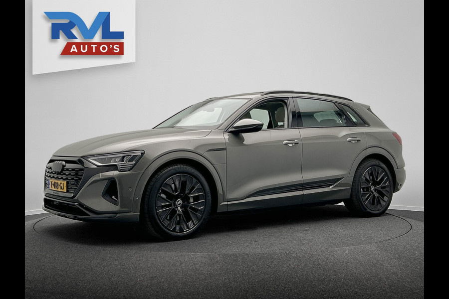 Audi Q8 e-tron 55 quattro Advanced Edition SOH 93,4% | Pano/Dak | Trekhaak | Stoelverwarming | Adapt.Cruise/control | Origineel NL