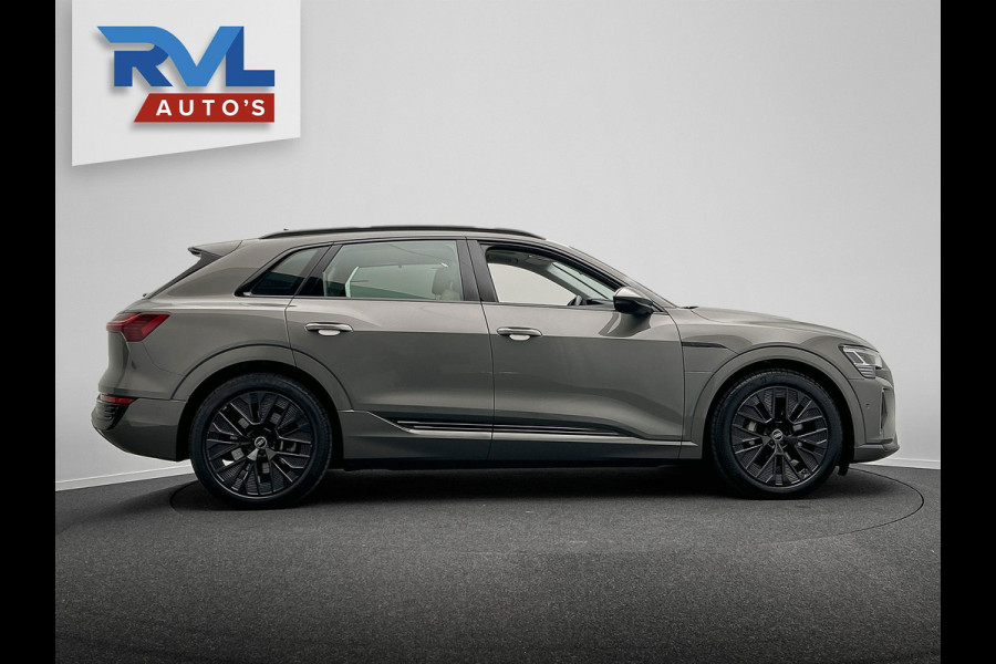 Audi Q8 e-tron 55 quattro Advanced Edition SOH 93,4% | Pano/Dak | Trekhaak | Stoelverwarming | Adapt.Cruise/control | Origineel NL