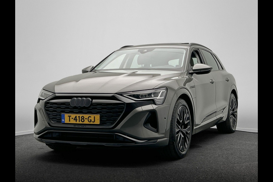 Audi Q8 e-tron 55 quattro Advanced Edition SOH 93,4% | Pano/Dak | Trekhaak | Stoelverwarming | Adapt.Cruise/control | Origineel NL