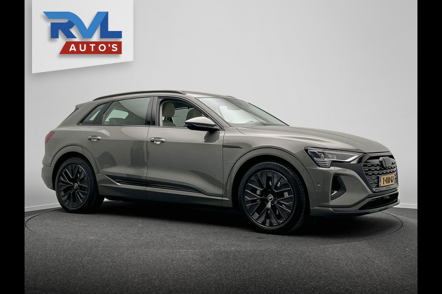 Audi Q8 e-tron 55 quattro Advanced Edition SOH 93,4% | Pano/Dak | Trekhaak | Stoelverwarming | Adapt.Cruise/control | Origineel NL