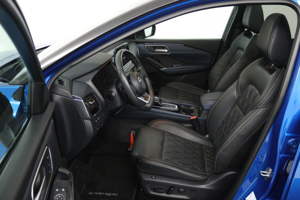 Nissan QASHQAI 1.3 MHEV Xtronic Tekna Plus (PANO, TREKHAAK, CAMERA, STUUR-/STOELVERWARMING, ELEKT. STOELEN, MEMORY)