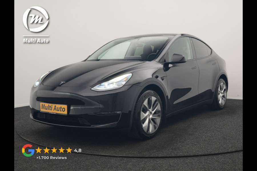 Tesla Model Y Long Range AWD 75 kWh 441pk | Full Self-Driving Capability | Panodak | Adaptive Cruise | Lederen Sportstoelen Memory & Verwarmd | Camera | Navigatie |