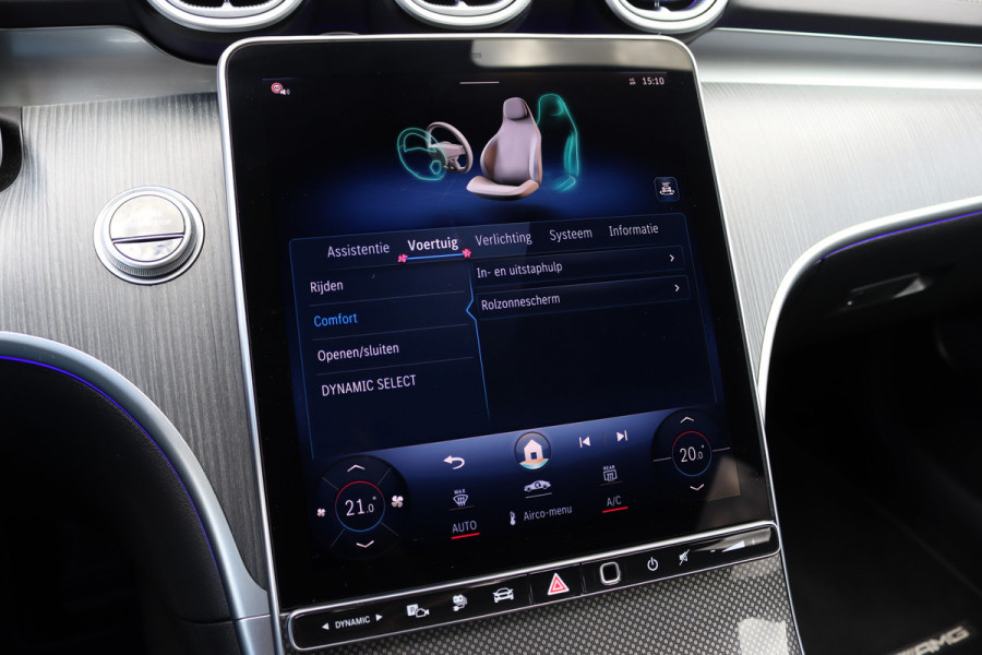 Mercedes-Benz C-Klasse Estate 300 e AMG Line | Distronic | Panoramadak | Memory | Surround Camera | Verwarmd Stuurwiel | Carplay | Sfeerverlichting Premium |