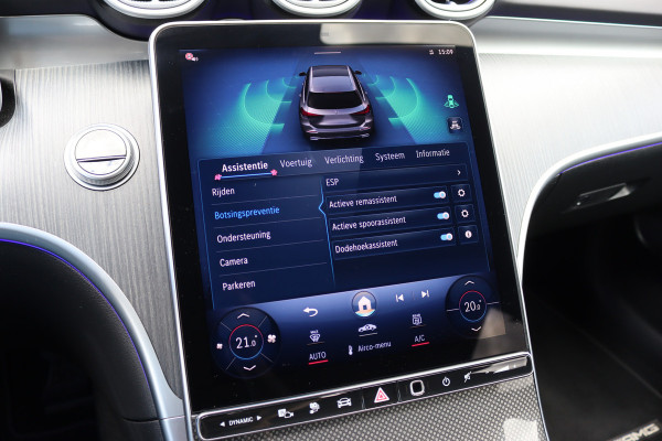 Mercedes-Benz C-Klasse Estate 300 e AMG Line | Distronic | Panoramadak | Memory | Surround Camera | Verwarmd Stuurwiel | Carplay | Sfeerverlichting Premium |