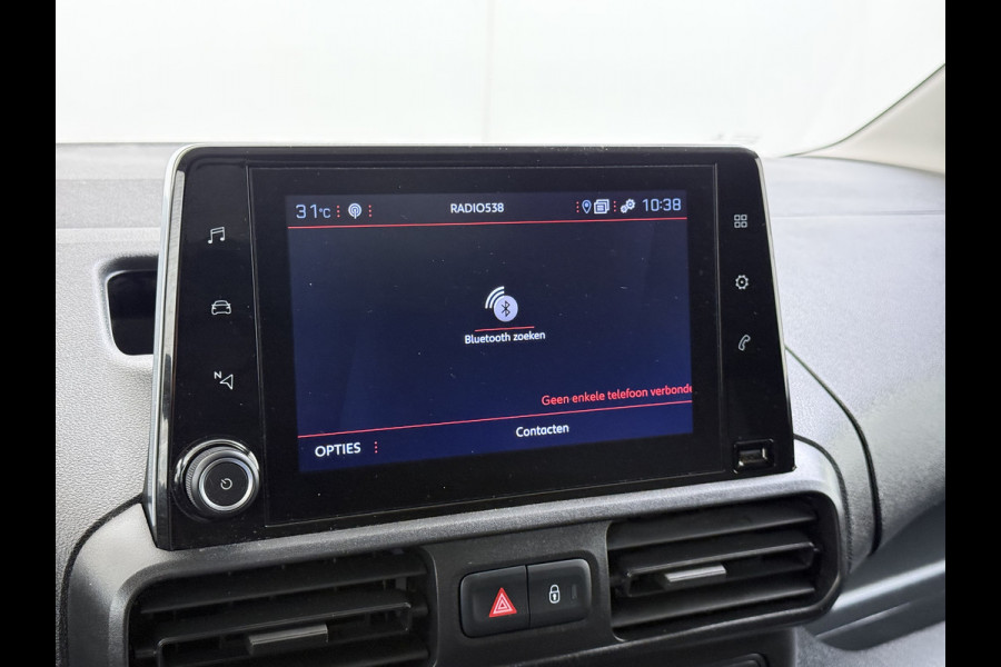 Peugeot Partner 1.5HDI 102PK Lang L2 Premium Navi Airco Apple Carplay Android Auto Cruise Control Pdc Premium Bluetooth DAB Tussenwand Schuifdeur Achterdeuren Euro 6 1e Eigenaar Dealeronderhouden Origineel Nederlandse Auto