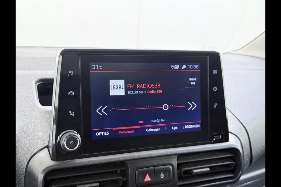Peugeot Partner 1.5HDI 102PK Lang L2 Premium Navi Airco Apple Carplay Android Auto Cruise Control Pdc Premium Bluetooth DAB Tussenwand Schuifdeur Achterdeuren Euro 6 1e Eigenaar Dealeronderhouden Origineel Nederlandse Auto