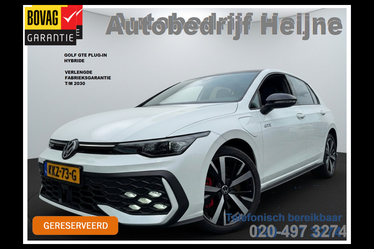 Volkswagen Golf GTE 1.5 eHybrid 272 PK HYBRID GTE-SPORT LEDER/LED-MATRIX/HEAD-UP!/18-INCH/TREKHAAK