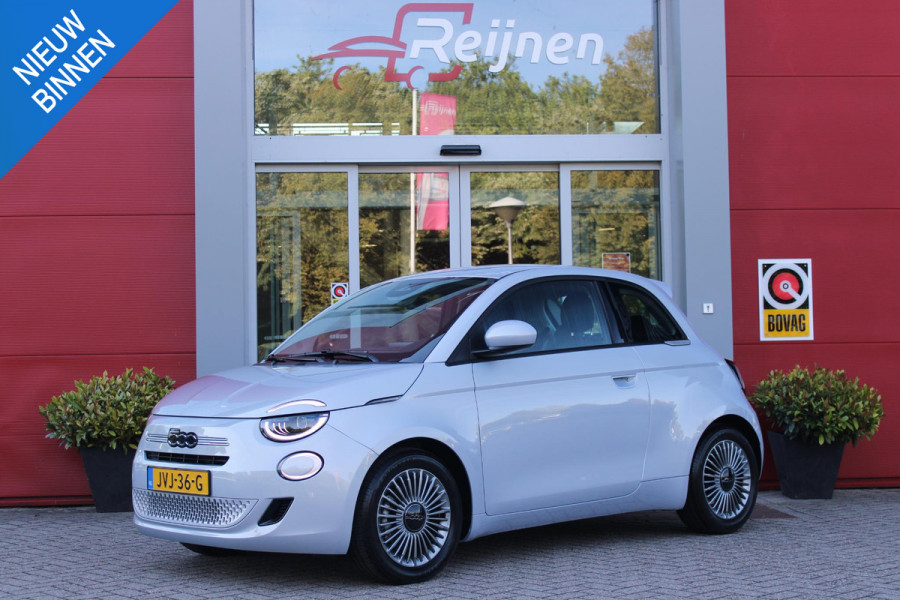 Fiat 500 1.0 Hybrid 65PK TORINO LAUNCH EDITION | DRAADLOZE APPLE CARPLAY/ANDROID AUTO | PARKEERSESOREN ACHTER | 16" LICHTMETALEN VELGEN "BURNISHED" | LED KOPLAMPEN "INFINITY" | CLIMATE CONTROL | DAB+ RADIO | REGEN/LICHT SENSOR | KEYLESS START | CELESTIAL BLUE | CRUISE CONTROL |