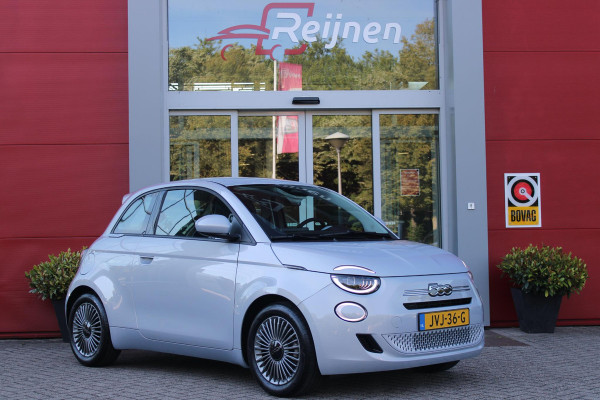 Fiat 500 1.0 Hybrid 65PK TORINO LAUNCH EDITION | DRAADLOZE APPLE CARPLAY/ANDROID AUTO | PARKEERSESOREN ACHTER | 16" LICHTMETALEN VELGEN "BURNISHED" | LED KOPLAMPEN "INFINITY" | CLIMATE CONTROL | DAB+ RADIO | REGEN/LICHT SENSOR | KEYLESS START | CELESTIAL BLUE | CRUISE CONTROL |