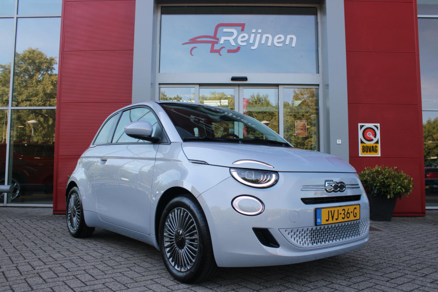 Fiat 500 1.0 Hybrid 65PK TORINO LAUNCH EDITION | DRAADLOZE APPLE CARPLAY/ANDROID AUTO | PARKEERSESOREN ACHTER | 16" LICHTMETALEN VELGEN "BURNISHED" | LED KOPLAMPEN "INFINITY" | CLIMATE CONTROL | DAB+ RADIO | REGEN/LICHT SENSOR | KEYLESS START | CELESTIAL BLUE | CRUISE CONTROL |