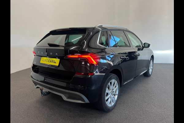 Škoda Kamiq 1.0 TSI DSG Clever Panoramadak Trekhaak Navigatie Apple Carplay Android Auto Camera Parkeerhulp Cruise Control Stoelverwarming Climate Control Lichtmetalen velgen