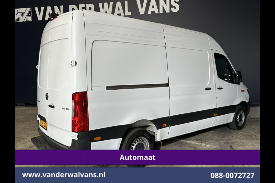 Mercedes-Benz Sprinter 317 CDI 170pk 9G-Tronic Automaat L2H2 2025 model Euro6 Airco | Camera | Navigatie | Adaptieve Cruisecontrol | LED Chauffeursstoel, Stoelverwarming, Parkeersensoren, Bjrijdersbank