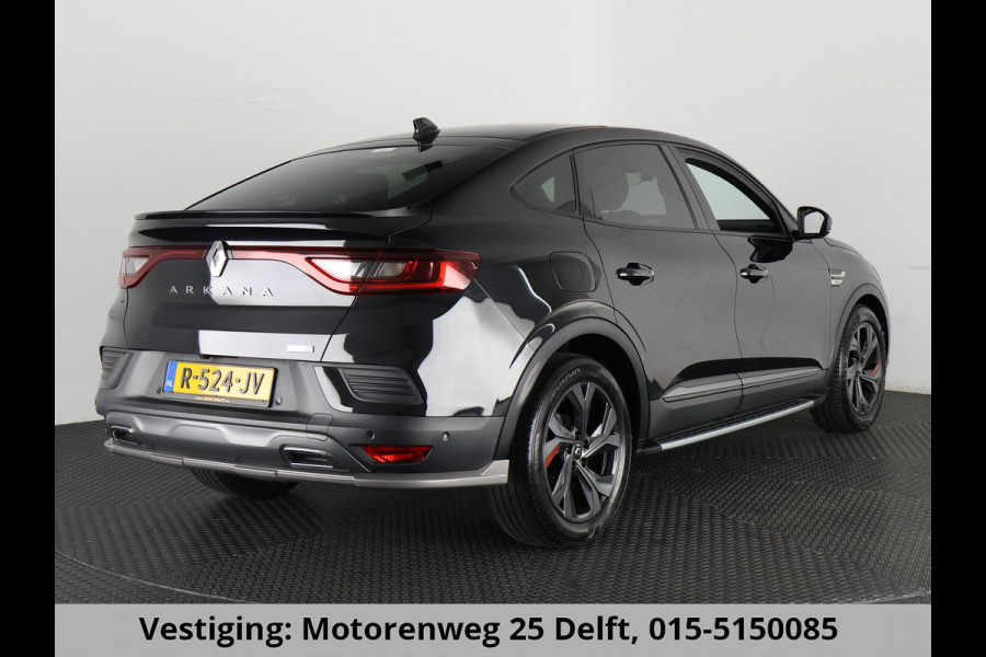 Renault Arkana 1.6 HYBRID 145PK R.S LINE GARANTIE TOT 2032* BIJNA 2023 !PANORAMA-DAK . STOEL & STUUR VERWARMING . NAVIGATIE . PARKEERSENSOREN .