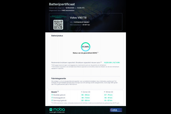 Volvo V90 Volvo V90 T8 Recharge AWD Ultimate Dark | SOH 98% | 455 PK | Pano | Long Range | Harman Kardon | HUD | Trekhaak