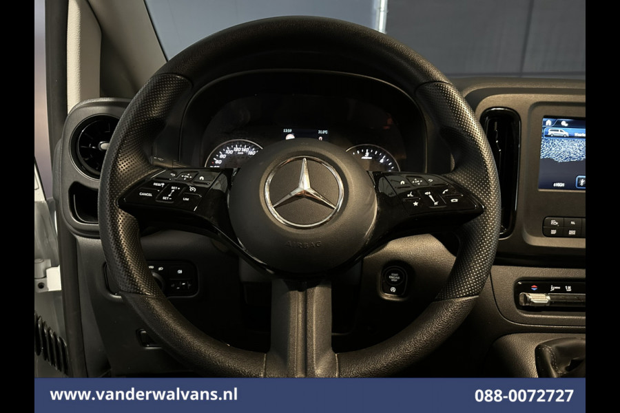 Mercedes-Benz Vito 116 CDI 164pk L2H1 2025 MODEL Euro6 Airco | Camera | Navigatie | Adaptieve Cruisecontrol Stoelverwarming, Parkeersensoren, Bijrijdersbank