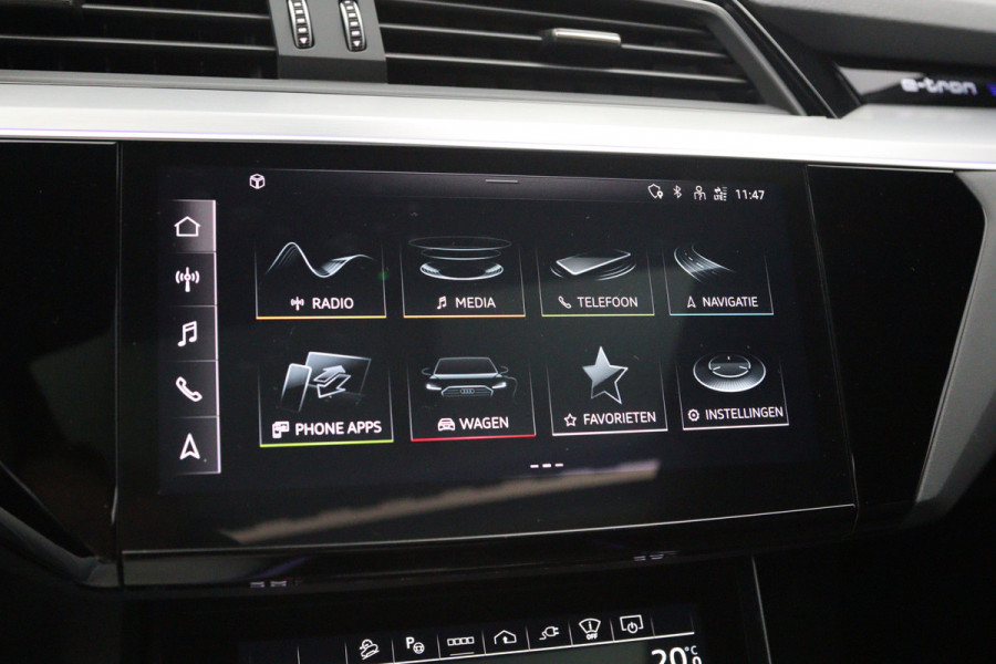 Audi Q8 e-tron 408 PK 55 Quattro S-Line Edition 115 kWh, SOH 97%, Panoramadak, RS-Sportstoelen, B&O Sound, Luchtvering