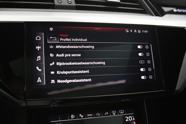Audi Q8 e-tron 408 PK 55 Quattro S-Line Edition 115 kWh, SOH 97%, Panoramadak, RS-Sportstoelen, B&O Sound, Luchtvering