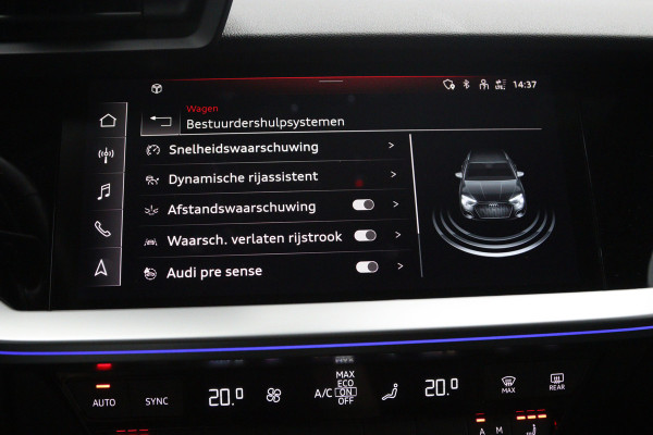 Audi A3 Sportback 40 TFSI e 204 PK S-Line PHEV, Leder, LED, Adap. Cruise Control