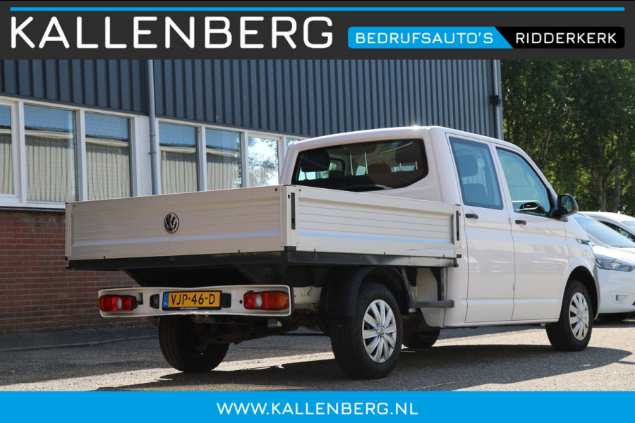 Volkswagen Transporter 2.0 TDI DC / 6 persoons / pick up / Open laadbak / dubbel cabine