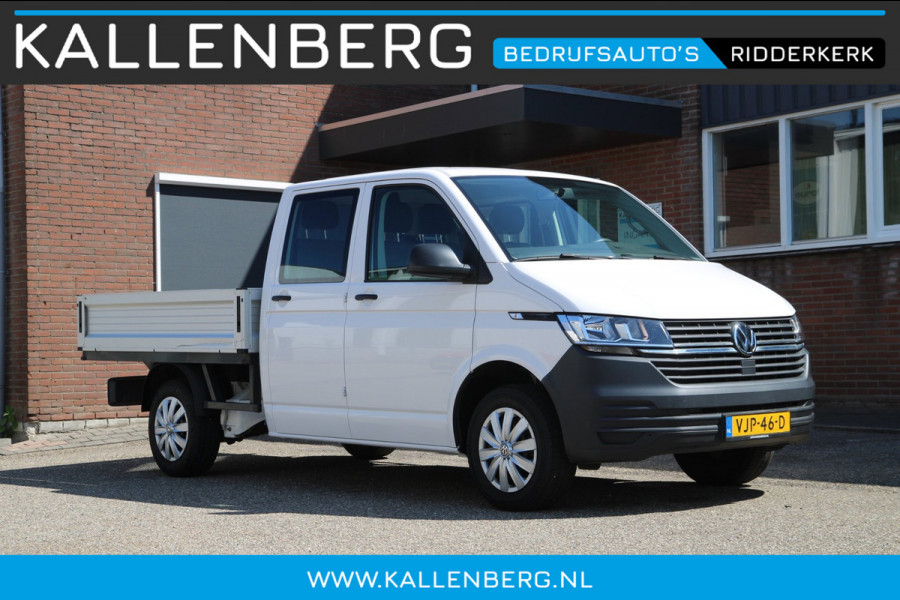 Volkswagen Transporter 2.0 TDI DC / 6 persoons / pick up / Open laadbak / dubbel cabine
