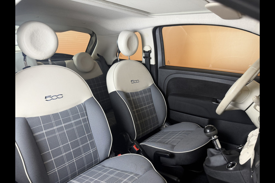 Fiat 500 1.2 Lounge panoramadak | lmv | navi | metallic
