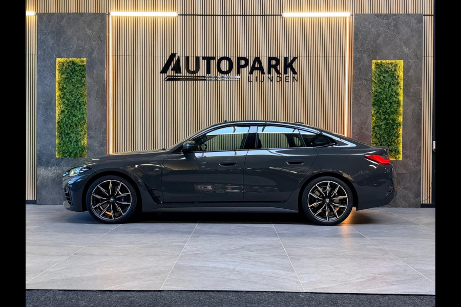 BMW 4 Serie Gran Coupé 420i Business Edition Plus M-SPORT|DAK|SFEERVERLICHTING|DEALER ONDERHOUDEN|LEDER|CAMERA|
