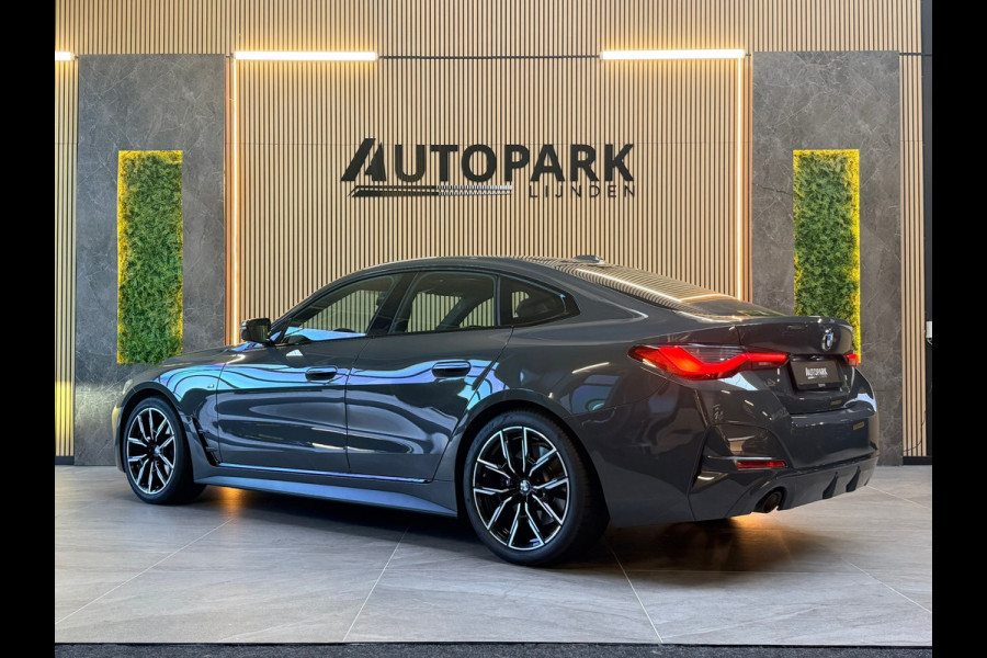 BMW 4 Serie Gran Coupé 420i Business Edition Plus M-SPORT|DAK|SFEERVERLICHTING|DEALER ONDERHOUDEN|LEDER|CAMERA|