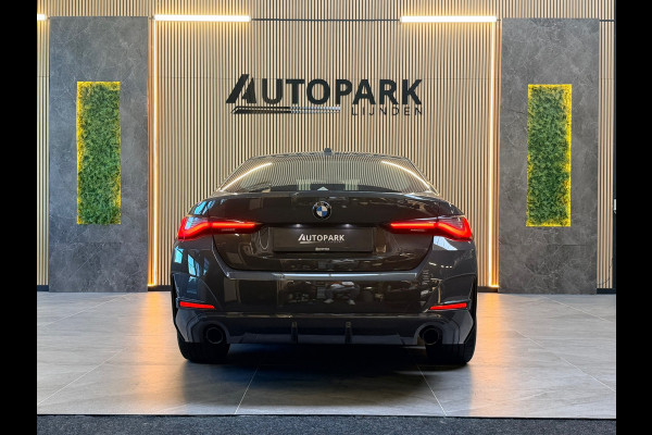 BMW 4 Serie Gran Coupé 420i Business Edition Plus M-SPORT|DAK|SFEERVERLICHTING|DEALER ONDERHOUDEN|LEDER|CAMERA|