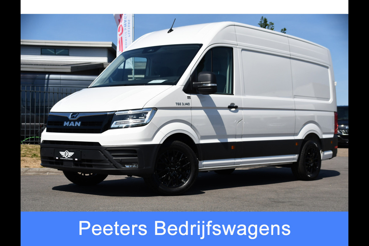 MAN TGE 3.140 35 2.0 L3H3 PB Edition FACELIFT! Camera, Adaptieve Cruise, Carplay, Stoelverwarming, LED, Automaat, 140pk, Geveerde stoel, Stoelmassage, Uniek!