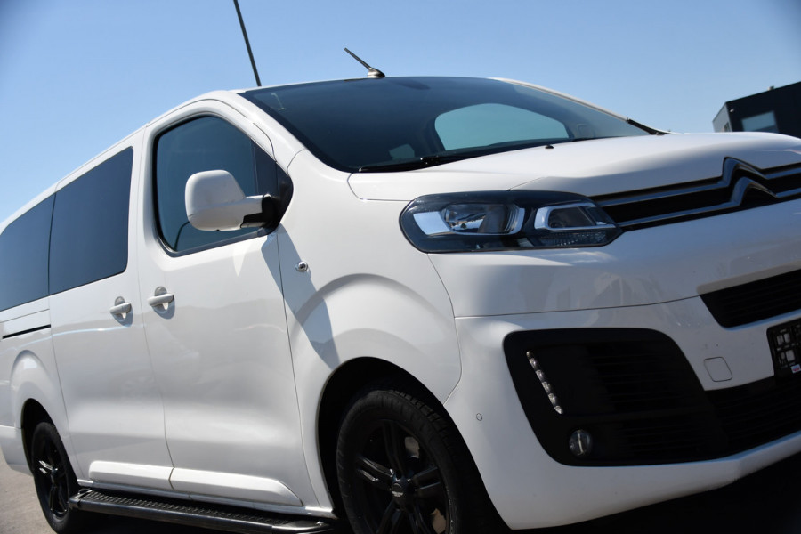 Citroën Jumpy 2.0 BlueHDI 120 L3 PB Edition Camera, Cruise, Carplay, Clima, 122pk, Trekhaak, 6 zitplaatsen, Sensoren, Multimedia, Uniek!