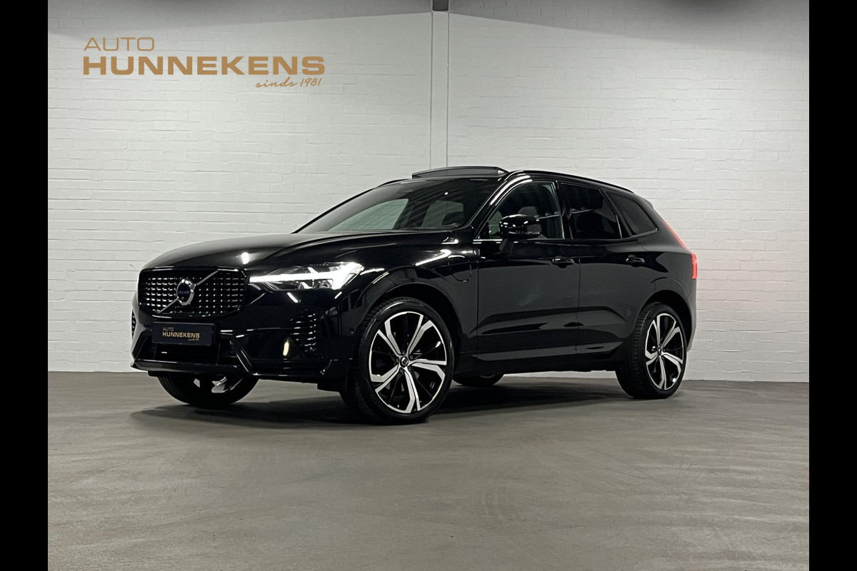 Volvo XC60 2.0 T8 Plug-in hybrid AWD Plus Dark SOH 93% Long range | Trekhaak | Open dak | Adapt. cruise | Harman/Kardon | Stoel-/Stuurverwarming | 360 camera | Google
