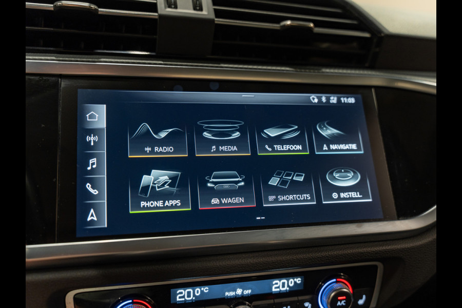 Audi Q3 35 TFSI Pro Line business, Apple Carplay, Matrix Led, ACC, Android Auto, Blind spot, PDC, Volledig Onderhouden