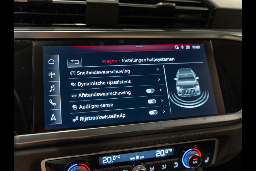 Audi Q3 35 TFSI Pro Line business, Apple Carplay, Matrix Led, ACC, Android Auto, Blind spot, PDC, Volledig Onderhouden