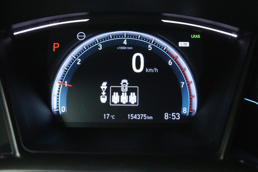 Honda Civic 1.0 i-VTEC Elegance (TREKHAAK, DIGITALE COCKPIT, CAMERA, STOELVERWARMING, CRUISE ADAPTIEF,