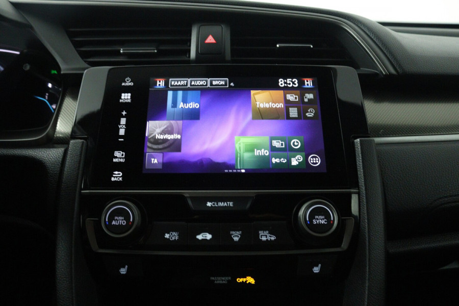 Honda Civic 1.0 i-VTEC Elegance (TREKHAAK, DIGITALE COCKPIT, CAMERA, STOELVERWARMING, CRUISE ADAPTIEF,