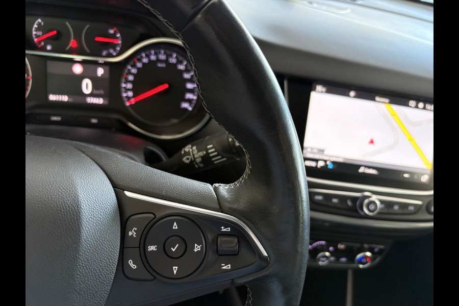 Opel Crossland 1.2 Turbo Elegance Achteruitrijcamera - Airco - Apple carplay - Bluetooth - Cruise control - Radio - Navigatie - Trekhaak - Elektrische ramen - Led verlichting - Start/stop systeem - Licht metalen velgen 16 inch - Stuur multifunctioneel