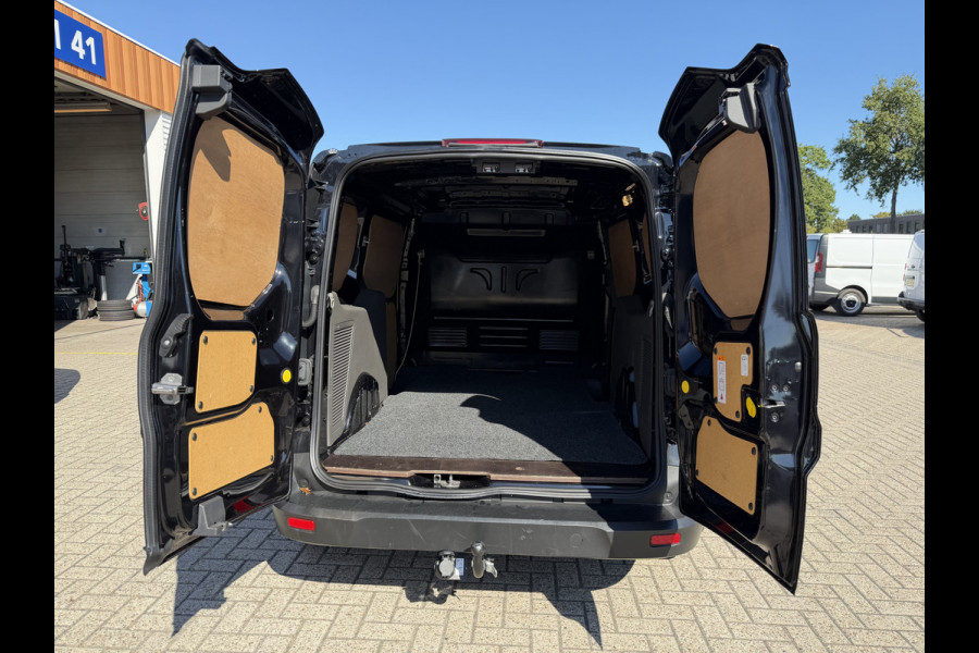 Ford Transit Connect 1.5 EcoBlue 100pk L2 Trend / distributie riem compleet vervangen / lease vanaf € 201 / vaste prijs rijklaar € 11.950 ex btw / bpm vrij / euro 6 / zwart metallic / trekhaak !