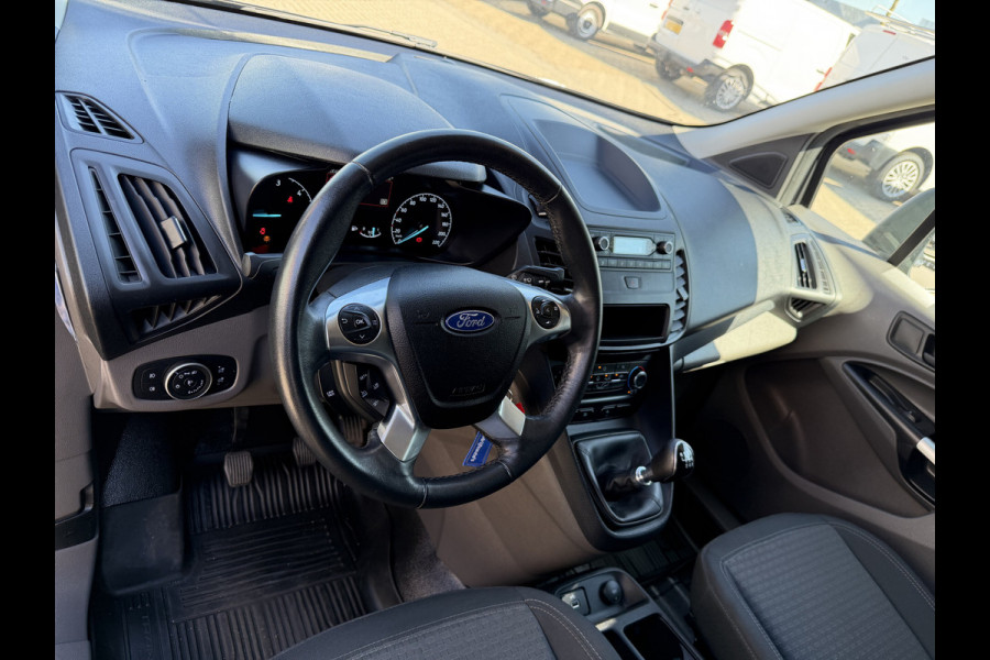 Ford Transit Connect 1.5 EcoBlue 100pk L2 Trend / distributie riem compleet vervangen / lease vanaf € 201 / vaste prijs rijklaar € 11.950 ex btw / bpm vrij / euro 6 / zwart metallic / trekhaak !