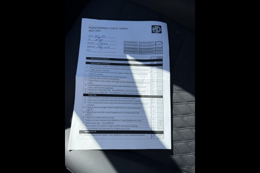 MG MG3 Hybrid+ 1.5 Hybrid+ Luxury ONDERHOUD GEHAD BIJ DEALER, DIRECT LEVERBAAR | 7 JAAR MG FABRIEKS GARANTIE TM 02-2032 | STOEL + STUURVERWARMING | 360 CAMERA | ADAP. CRUISE | DODE HOEK | KEYLESS | APPLE CARPLAY |