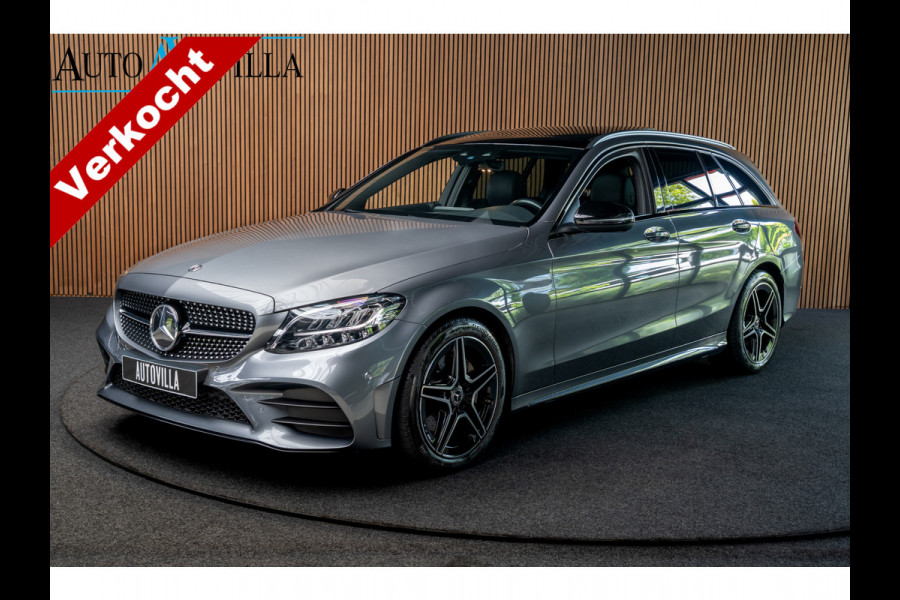 Mercedes-Benz C-Klasse Estate 180 AMG Pano Leer Camera Navi LED PTS Elekt. achterklep Elektr. trekhaak LM velgen BTW auto!